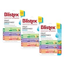 Blistex Fruit Smoothies Lip Moisturizers 3 Sticks 0.10 oz each Pack of 3