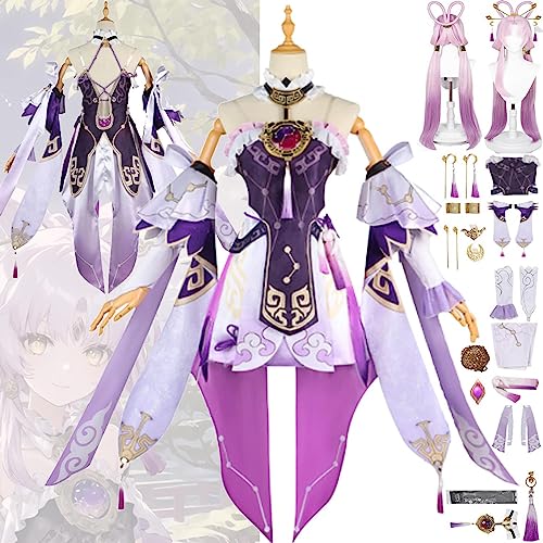 Mr.LQ Costume De Cosplay Haut De Gamme Honkai Star Rail Fu Xuan, Uniforme De Personnage De Jeu, Ensemble Complet De Fête d'halloween, Costume De Carnaval avec Boucle d'oreille Mr.LQ Costume De Cosplay Haut De Gamme Honkai Star Rail Fu Xuan, Uniforme De Personnage De Jeu, Ensemble Complet De Fête d'halloween, Costume De Carnaval avec Boucle d'oreille