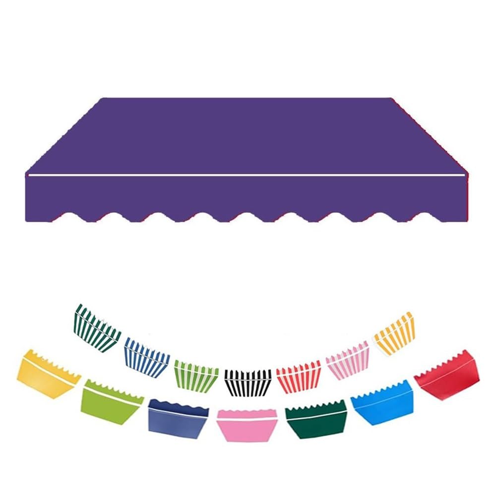 Toile de rechange anti-UV violette pour store banne et terrasse 3x2,4m