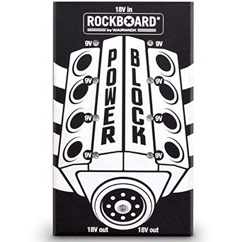 RockBoard Power Block 10 Output Pedal Power Supply, 8x 9V, 2x 18V