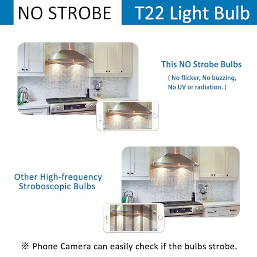 Miniatura 6 de Scnnc Bombilla Campana Extractora E14 T22 Regulable, 220-240v, 320lm Blanca Cálida 2700k, Bombillas E14 Para Campana Extractora, Refrigerador, Lámpara De Techo, 2 Unidades
