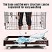Cat Crates for Indoor Cats with 360° Rotating Casters, Sturdy Carbon Steel with Double Door and Drawer Tray, Suitable for Large Dogs Cats Rabbits, 6 Colors (Color : Light Pink, Size : 99 * 62 * 70cm)