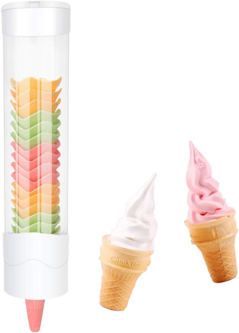 Ice Cream Cones holder waffle cone stand Egg Cone Dispenser