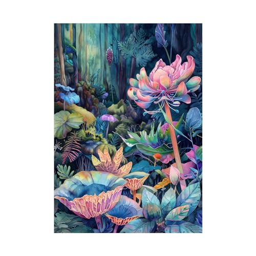 Tableau décoration murale moderne aquarelle pour habiller un grand mur