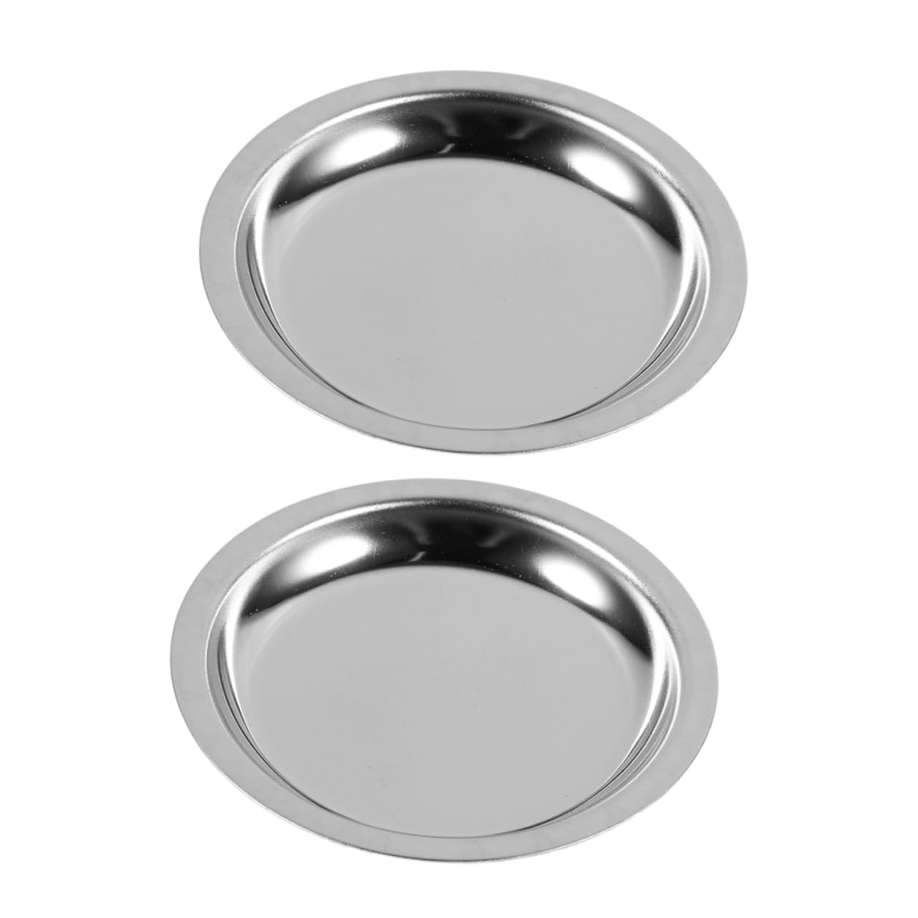 CIYODO Stainless Steel Tea Bag Dish Stand Metal Sauce Plate Round Coaster Drip-Free Modern Design Easy to Clean Tea Wine Accessory