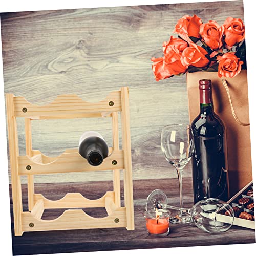 Estante de Madera para Botellas de Vino Mikinona Beige miniatura 7