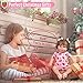 JIZHI Lifelike Reborn Baby Dolls - 20 Inch Soft Full Vinyl Body Realistic-Newborn Baby Dolls Adorable Poseable Real Life Baby Dolls with Feeding Kit & Gift Box for Kids Age 3 +