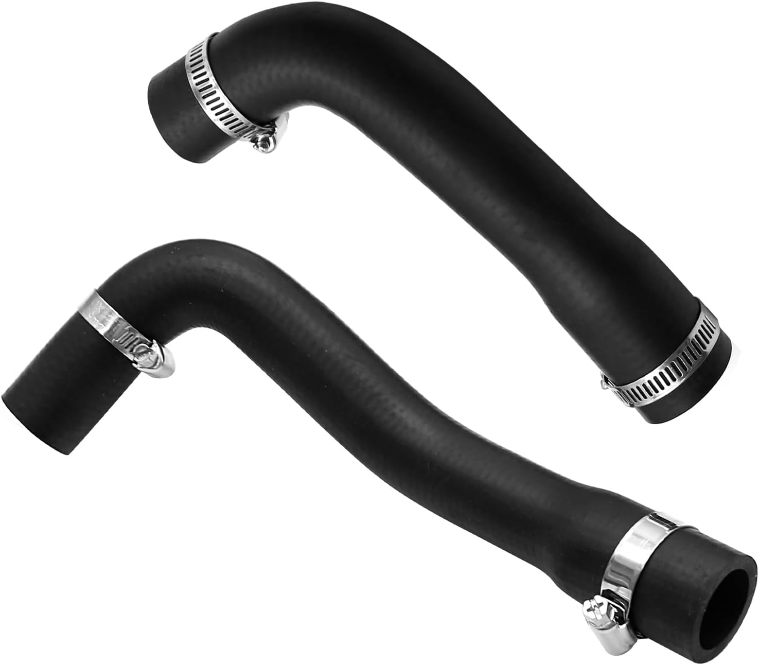 2 PCS Fuel Filler Vent Hose Kit with Clamp, Replacement for Jeep Wrangler YJ 1987-1995 with 20 Gallon Plastic Tank, Replaces# 52040079 52040081