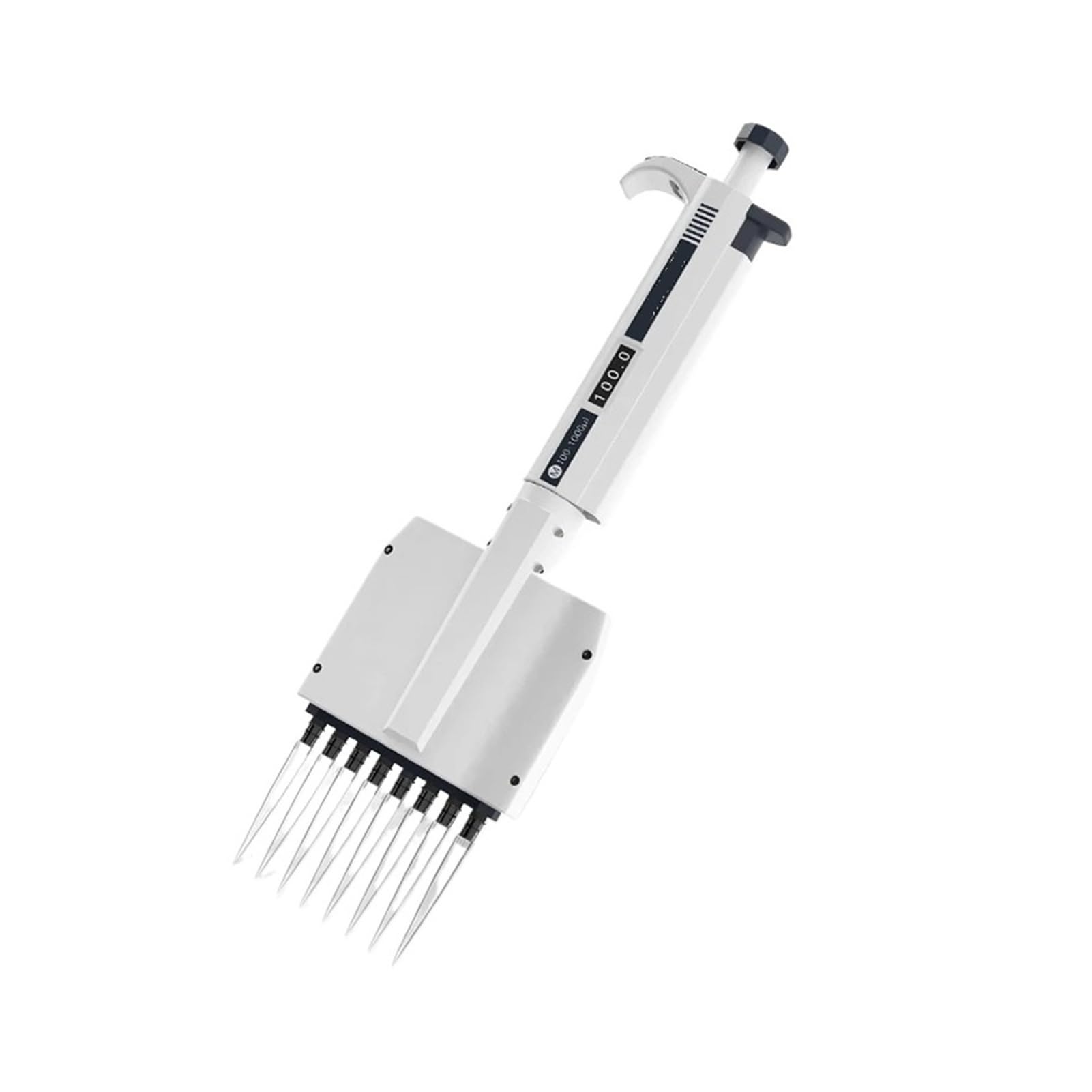pipeta de laboratorio Pipeta de 8 canales Pipeta multicanal de 12 canales Micropipeta digital ajustable manual de laboratorio(8 Channels 5-50ul)