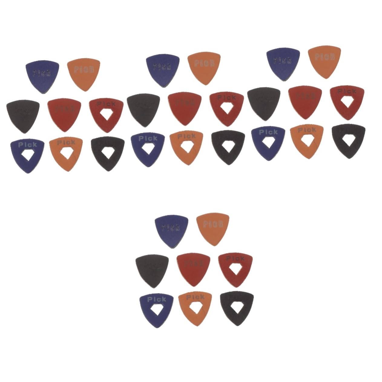 ibasenice 32pièces Médiators Pour Guitare Ukulélé Et Basse Accessoires Pour Musiciens Des Doigts Et Enrichi