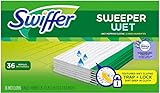 Swiffer Sweeper Wet Mopping Cloth Multi Surface Refills, Febreze Lavender Scent, 36 count (Packaging May Vary)