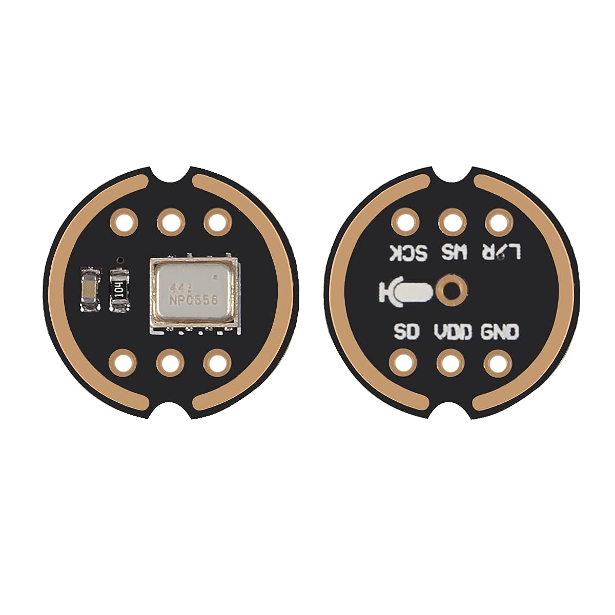 Lot de 6 microphones omnidirectionnels INMP441 Interface I2S Module de capteur de sortie numérique Prend en charge ESP32