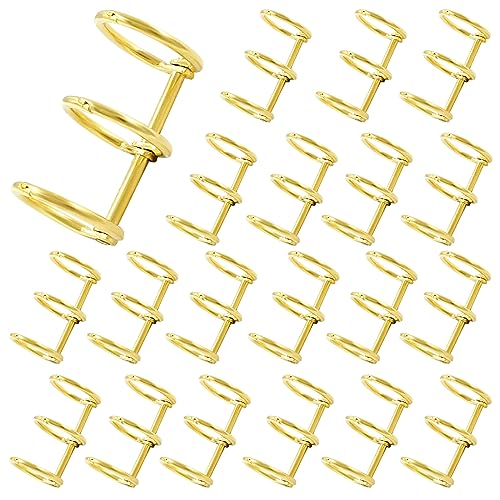 Anneaux de livre en métal à charnière 20 mm pour reliure scrapbooking et journal de voyage