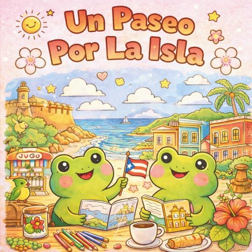 Un Paseo por la Isla: Simple & Cute Coloring Book