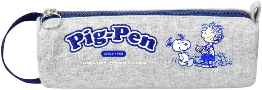 SNOOPY 0304 Women's Pencil Case, Pencil Case, Pen Pouch, Writing Instruments, Stationery, Stationery, Batch Box, Small Item, Sweatshirt, Tubular Type, Simple,
