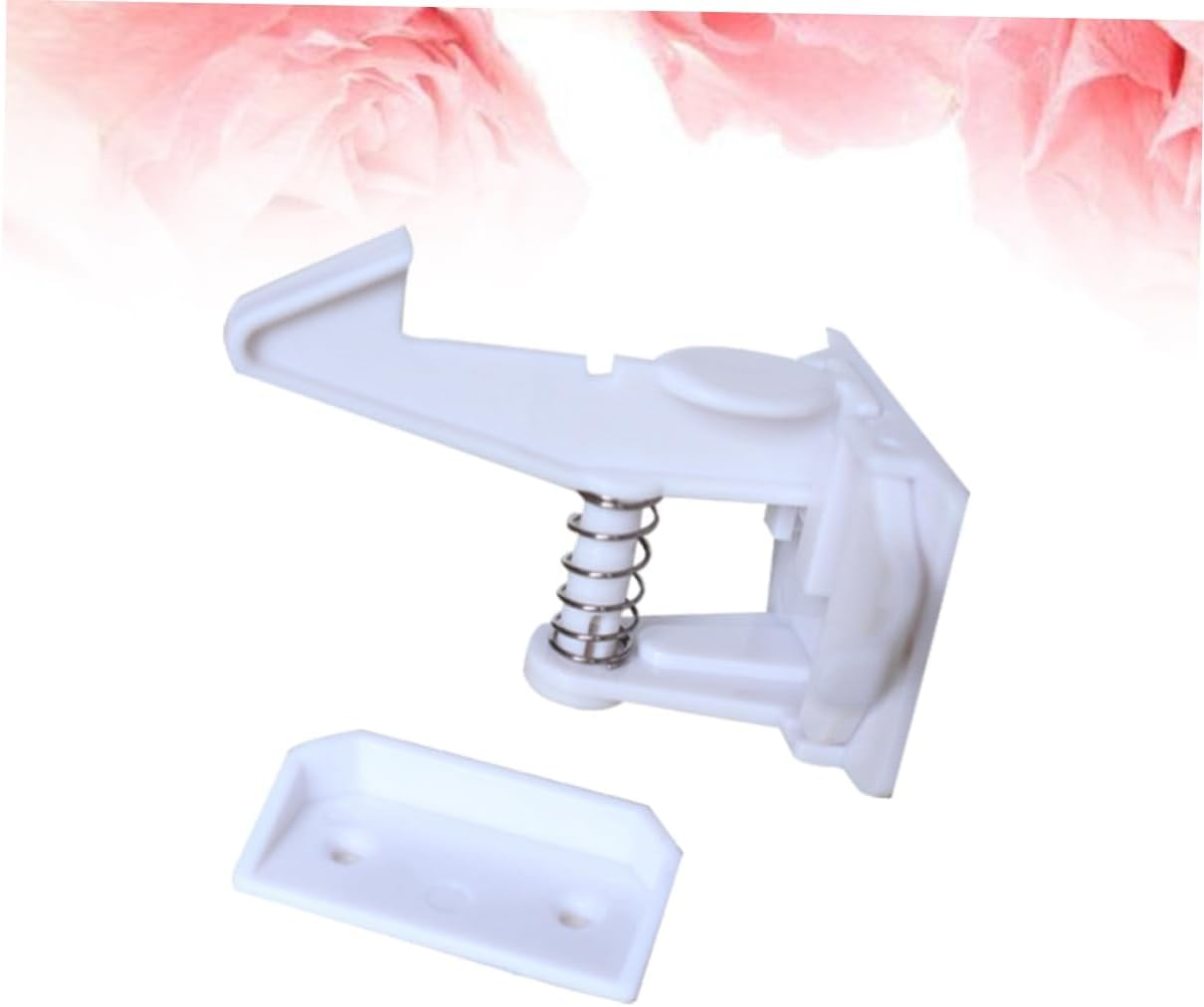 Childproof Locks 12 Pack Safety Latches for Cabinets Drawers and Doors No Tool Needed Spring Locks for Kids