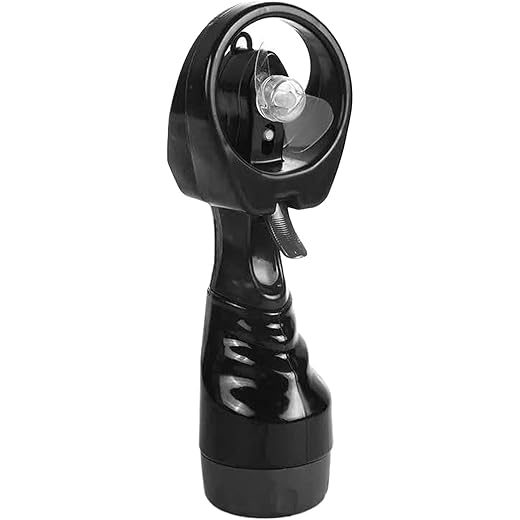 MERISHOPP Battery Powered Handheld Water Misting Fan Water Spray Fan for Office Travel Black|Home & Garden | Home Improvement | Heating, Cooling & Air |1 Portable Handheld Misting Fan