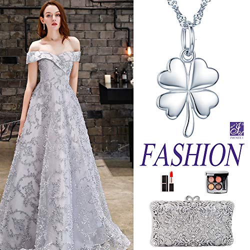 Unendlich U - Ciondolo a forma di quadrifoglio, in...