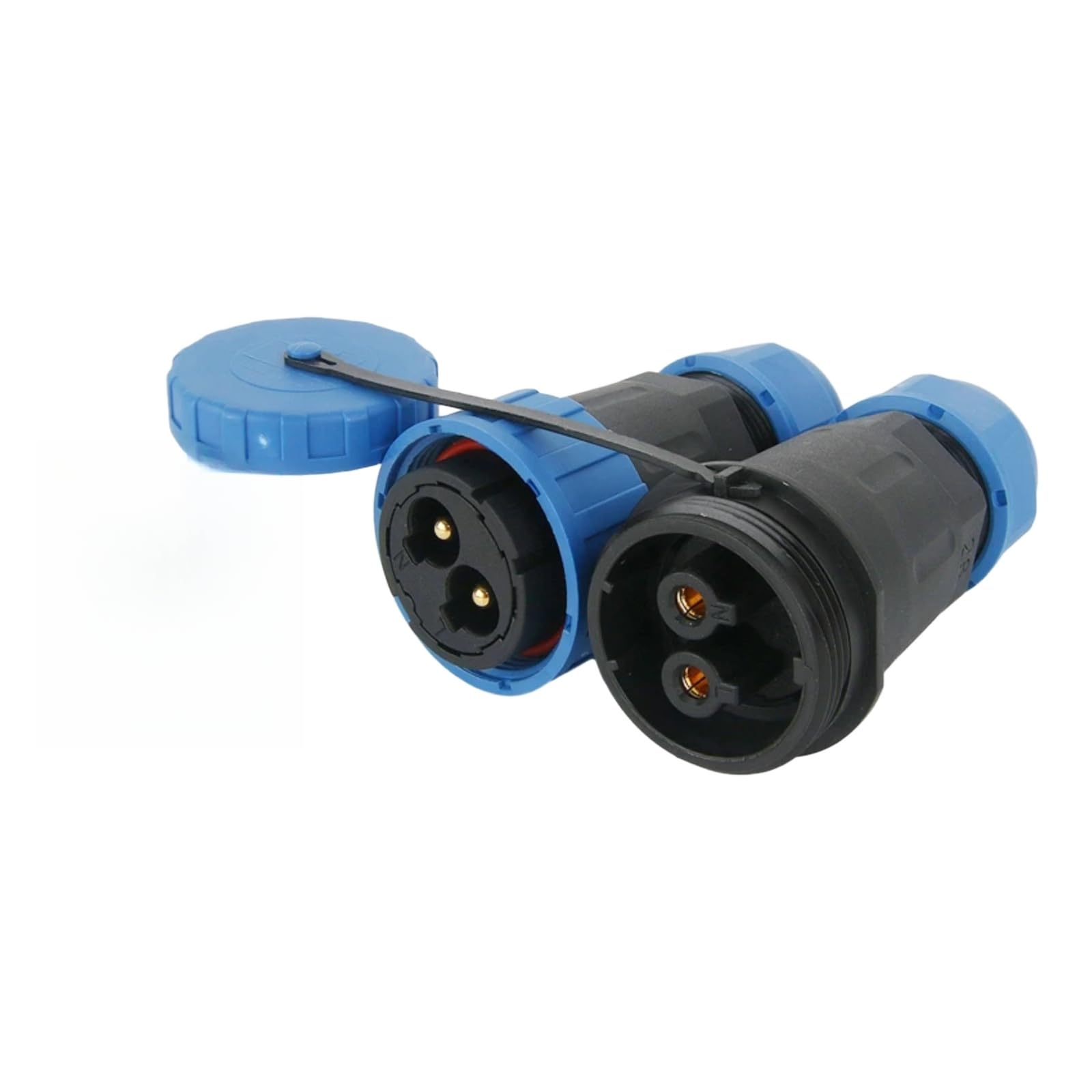 Conector de panel LD28 Docking 9P con enchufe macho y socket hembra IP68