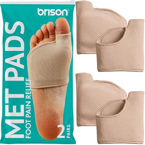 Image of Brison Metatarsal Pads Ball of Foot Cushion for Men and Women 2 Pairs | Brison XS Gel Foot Cushions: Morton's Neuroma Metatarsalgia - Women(Std 3-6 /Wide 3-5) Men(Std 3-5 /Wide 3-4)