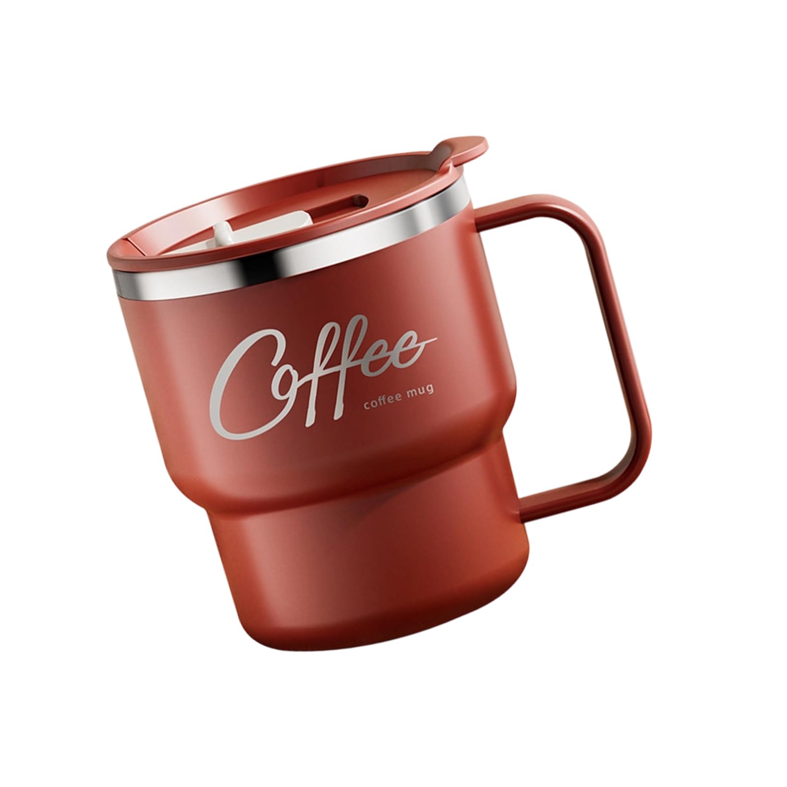 Elnwnnkc Delicate Double Walled Nonrust Steel Travels Cup 12oz Capacity Dishwasher Safe for Coffee Drink Sturdy Nonrust Steel Cup