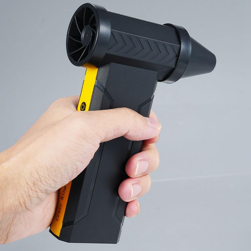 Souffleur d'air électrique Turbo JetFan 160 000 tr/min Moteur sans balais Ventilateur Turbo Violent Souffleur à poussière puissante rechargeable par USB C