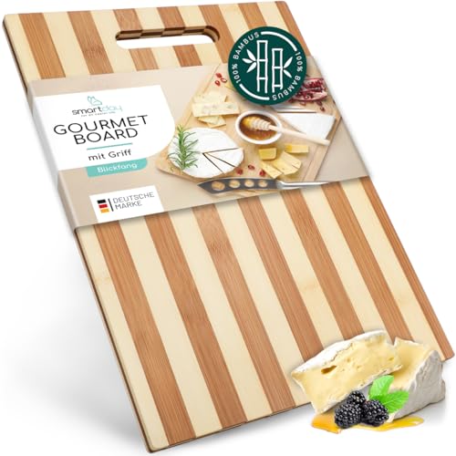 smartday Schneidebrett Holz XXL | Bambusschneidebrett groß 40 x 30cm I Küchenbrett Extra massiv & langlebig I Schneidbrett Holzschneidebrett für Küche & Servieren smartday Schneidebrett Holz XXL | Bambusschneidebrett groß 40 x 30cm I Küchenbrett Extra massiv & langlebig I Schneidbrett Holzschneidebrett für Küche & Servieren