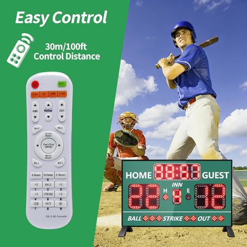 Marcador Digital LED Portátil para Béisbol miniatura 5