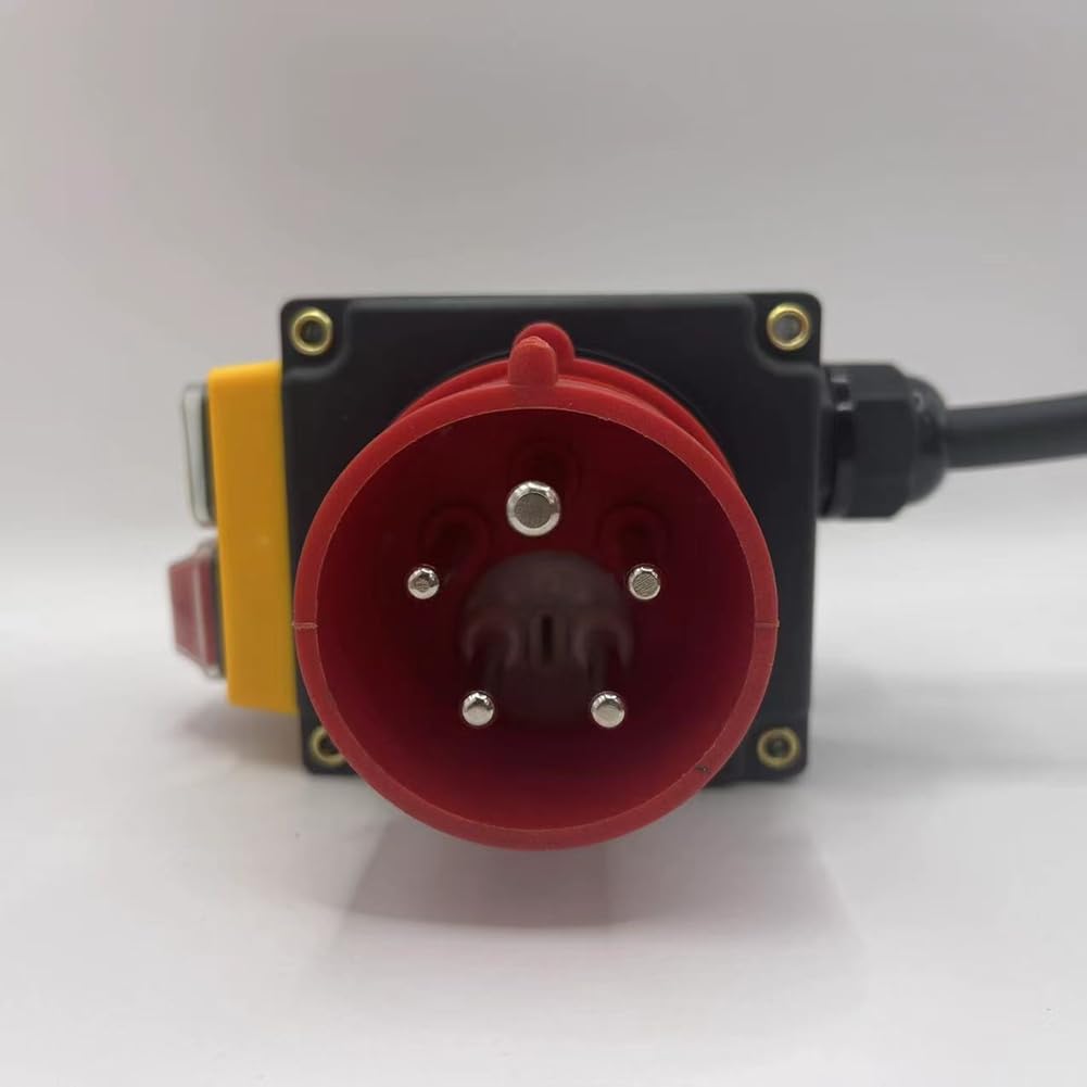KOA7 Interruptor de dispositivo Interruptor de máquina 380/400 V 3 fases con cable e inversor de fase compatible con divisor de madera