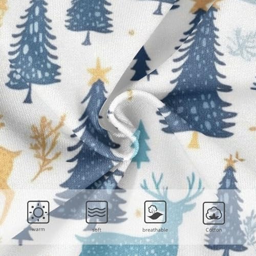 Girls' Hipster Panties Breathable Underwear for Toddler Girls Winter Safari Deer3