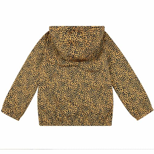 Image of SUNDAY ROSE Boys Girls Rain Jackets Lightweight Waterproof Hooded Printed Raincoats Windbreakers for Kids