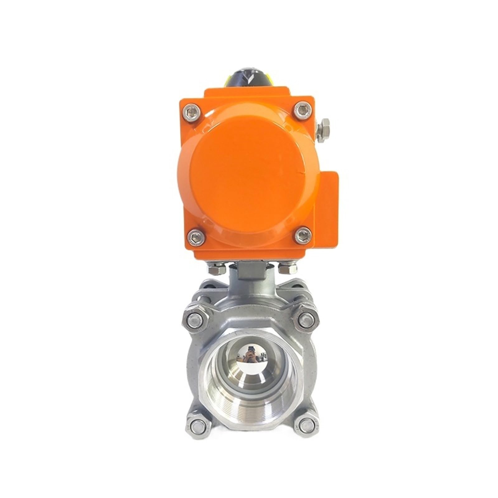 Vanne à boisseau sphérique pneumatique DN40 1-1/2 pouce inox simple effet
