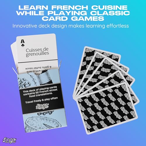Lingo French Street Food Playing Cards miniatura 4