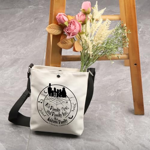 UJIMS The AD Musical Merch Addams Musical Fans Crossbody Bag Horror Movie Inspired Gift Theatre Gift4