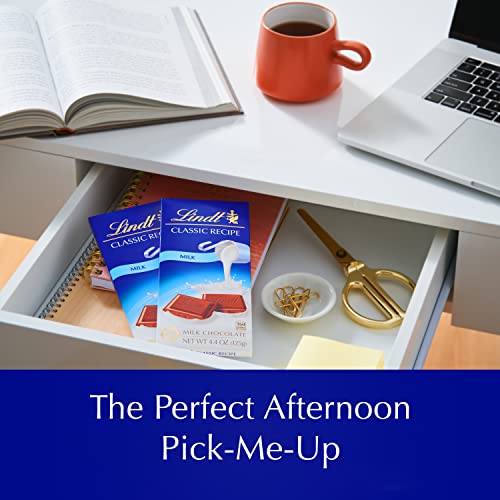 Lindt Classic Recipe Milk Chocolate Bar, Milk Chocolate Candy, 4.4 Oz. (12 Pack) #TOP1