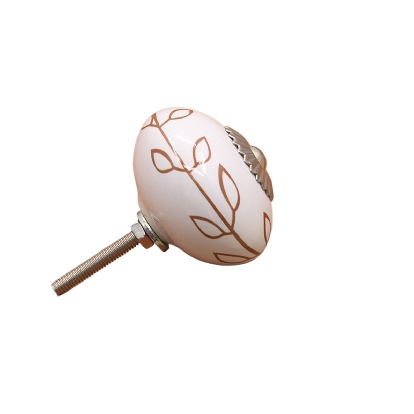 PADGCNOR Single Hole Handles Antique Furniture Pastoral Ceramic Cupboard Single Hole Wardrobe Handle Drawer Shoe Door(Color 5)