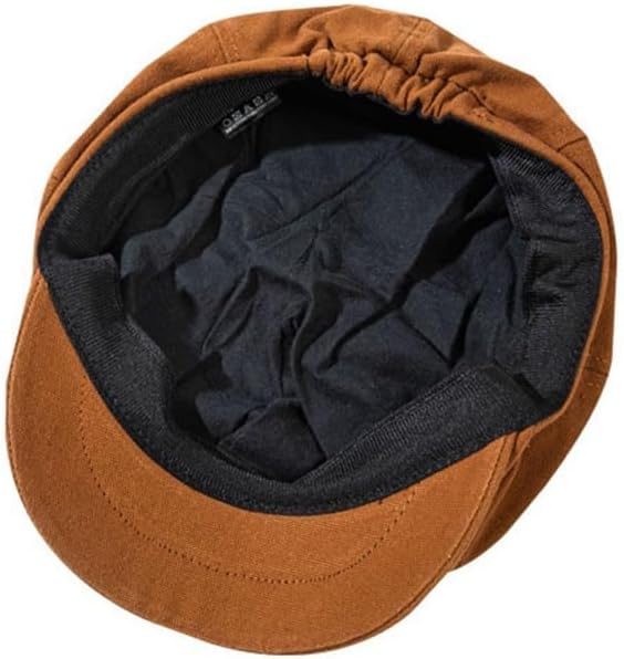 Ginger Duck Tongue Cap Korean Version of Men's Retro Newsboy Octagonal Cap Painter Beret