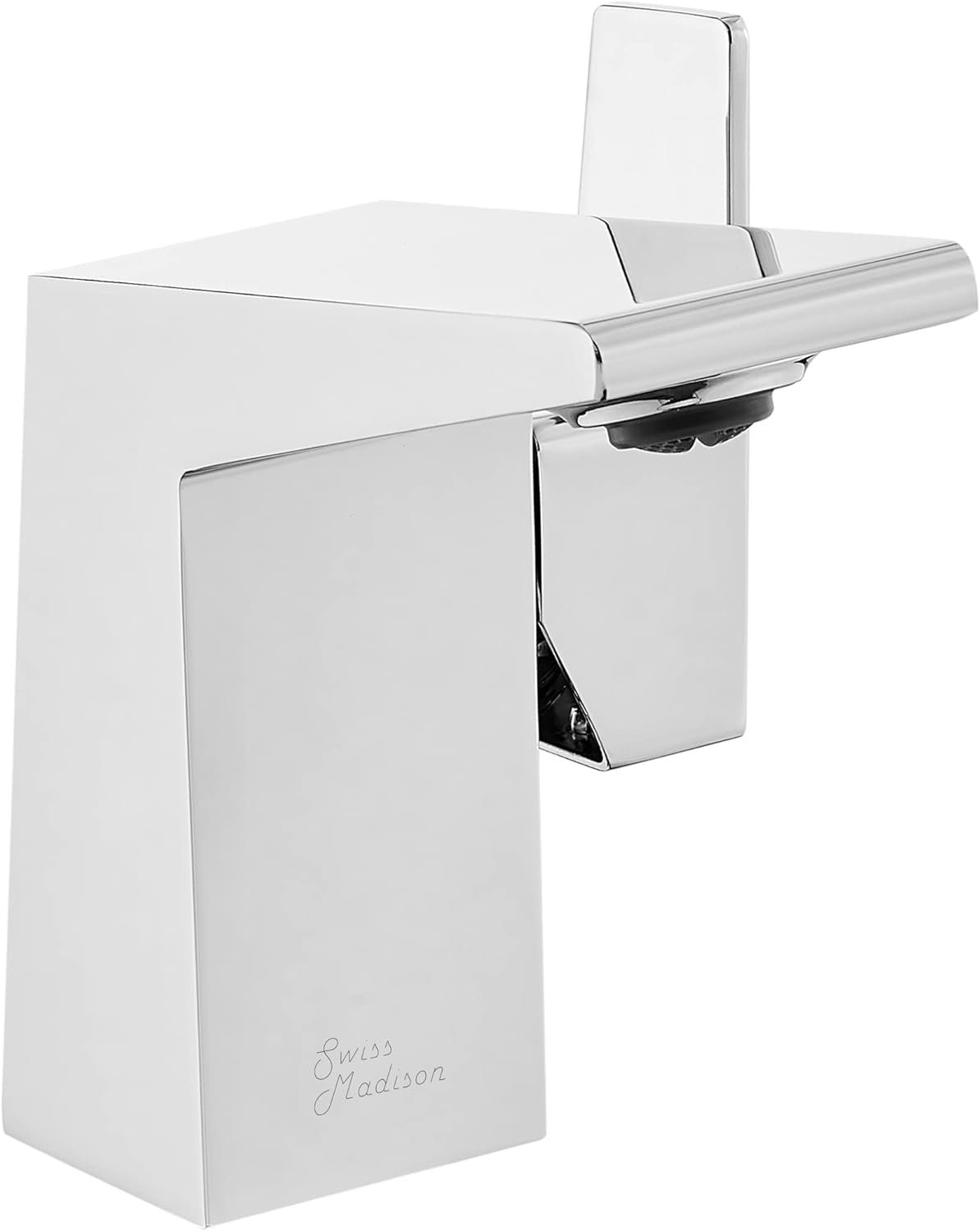 Carré Single Hole, Single-Handle, Bathroom Faucet in Chrome