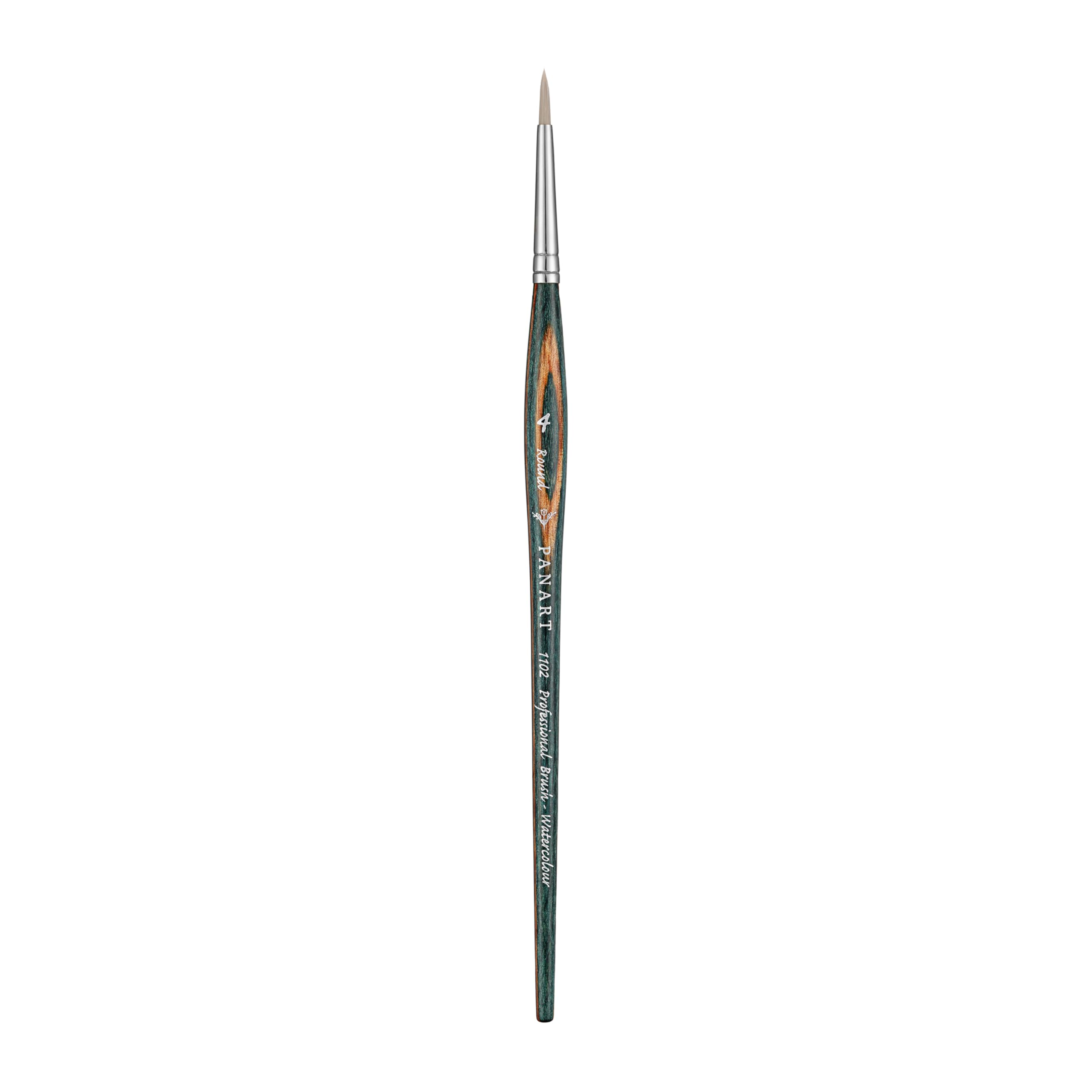 Pan Art Synthetic Fibre Round No. 04 – Detail & Wash Brush for Watercolour & Gouache – Studio-Quality Painting Tool Paintbrush for Fine Art, Craft & Illustration – 1 Unit