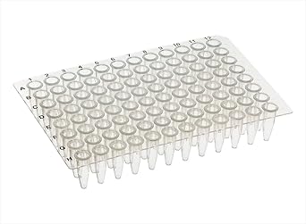 ProCycleTM Standard PCR Plates, Clear, Non-Skirted, 96 x 0.2ml Well, Black Printed Alphanumerics, A12 Cut Corner, 10/Pk