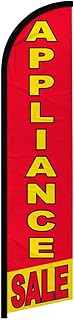 Appliance Sale Windless Full Sleeve Banner Swooper Flag - Perfect for Businesses, Stores, Shops, etc