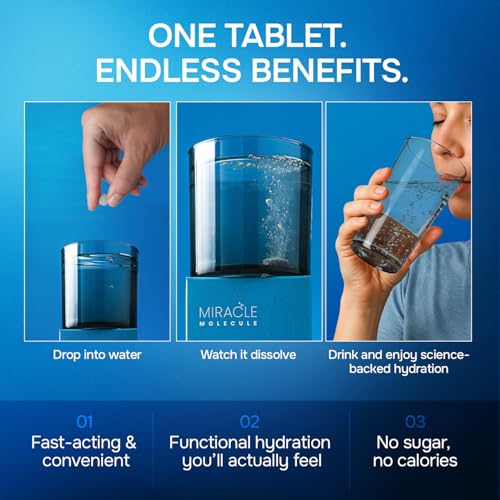 Molecular Hydrogen Tablets with Elemental Magnesium | 12PPM Hydrogen Water Tablet | 30 Tablets | Health & Wellness, Cognitive Support, Hangover Relief & Immunity Boost | Miracle Molecule - Image 6