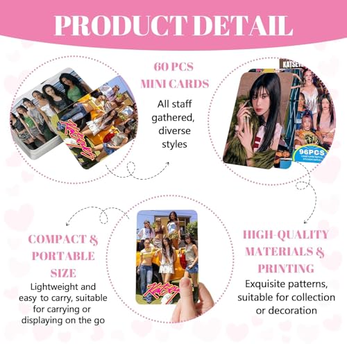 Image of squishy 96 Pcs Katseye Photocards, K-Pop LOMO Cards Collection, Fan Merch for Scrapbooking and Wall Display, Premium Quality Photo Cards for Gift Exchange and Travel Memorabilia