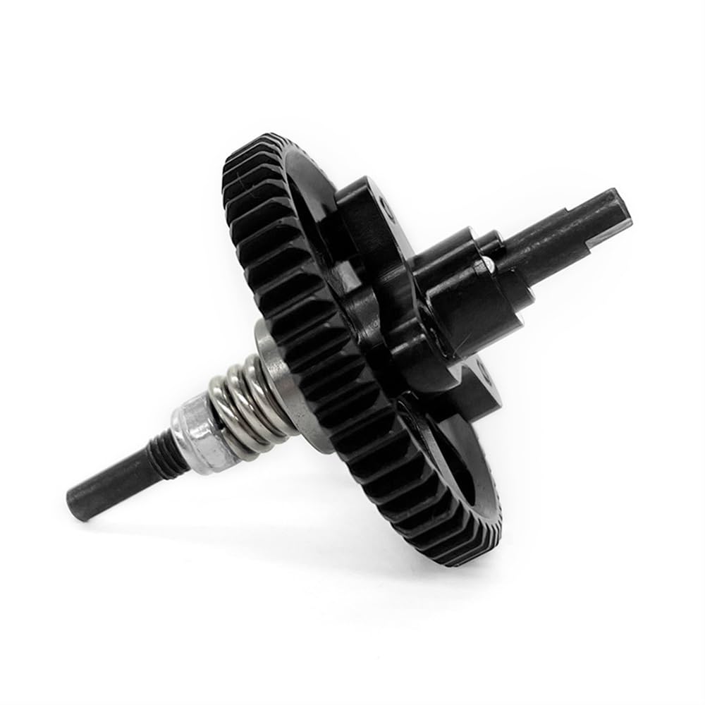 Komplette Slipper Kupplung Eliminator Upgrade-Teile für 1/10 Traxxas Slash 4X4 Rustler 4X4 Stampede 4X4 VXL - 50T 52T 53T 54T (Farbe: 54T Schwarz)