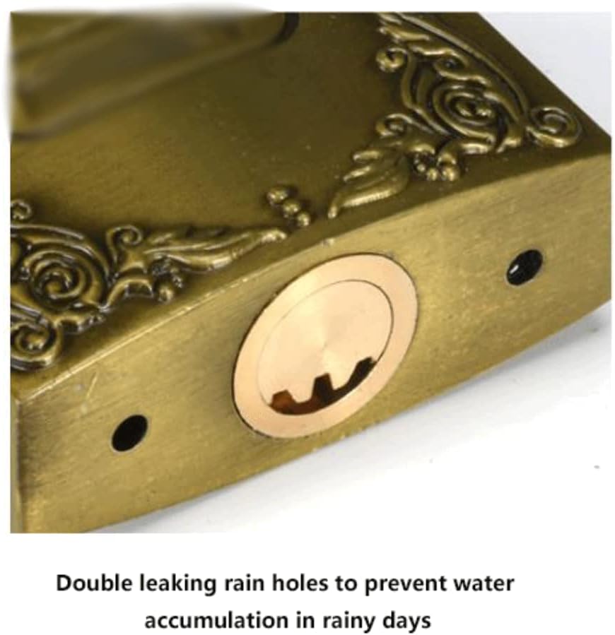 Bulk Locks Padlock Comes with 3 Keys Home Padlock Suitable for Doors and Warehouses Key Lock Outdoor Padlock