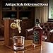 Custom Engraved Your Text & Logo Liquor/Bourbon Wooden Whiskey Dispenser Personalized Drink Pourer Premium Home Bar Gift for Men, Husband, Dad