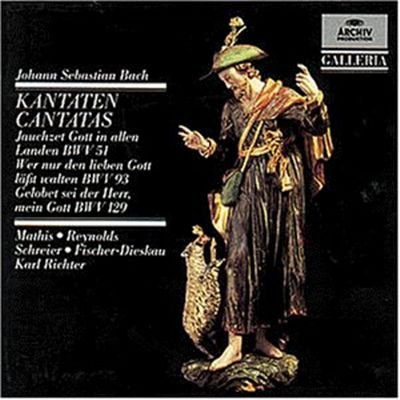 Bach: Cantatas BWV 51, 93, 129 [Audio CD] Mapis, Edip; Richter, Karl; Kolbinger, Karl; Munic