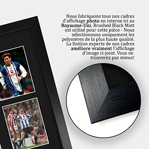 Photo Chris Waddle Sheffield Wednesday A3 édition signée sous cadre noir
