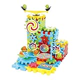 Assembled Toddlers Building Variety Gear Electronic Assembling Education Games and Puzzles Toys for Toddler Halloween (One Size)