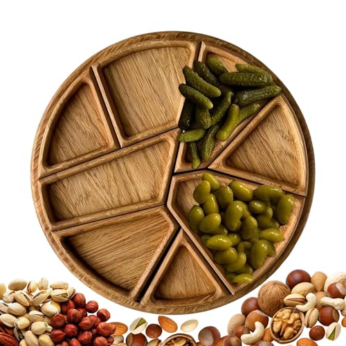 Plat divisé en bois modulable idéal pour vos apéritifs et collations - 2